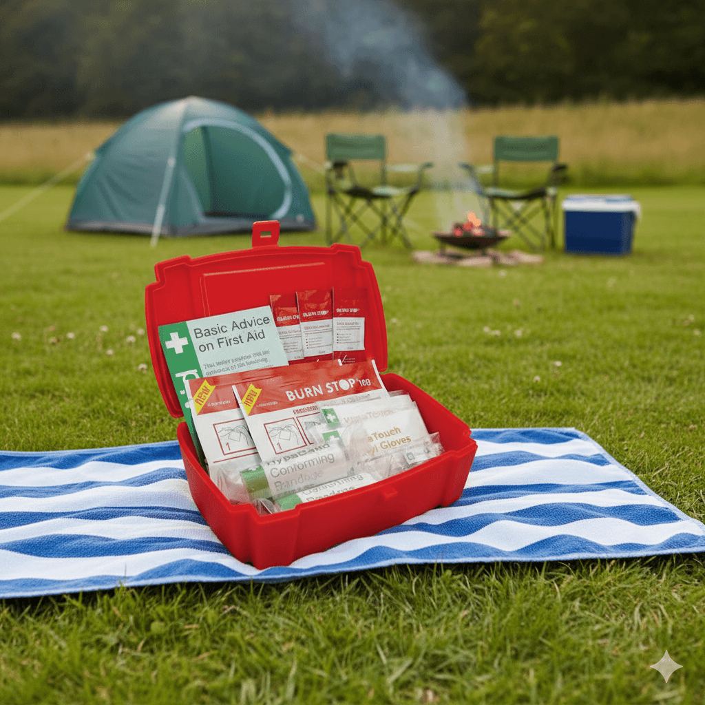 Lifesystems Camping First Aid Kit red bag
